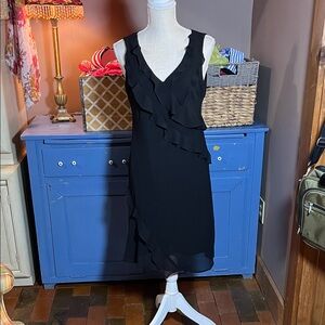 Bobbie Bee size 10P black cocktail dress 2168